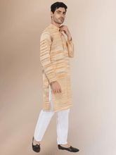 Wheat Colour Traditional Khadi Cotton Kurta
